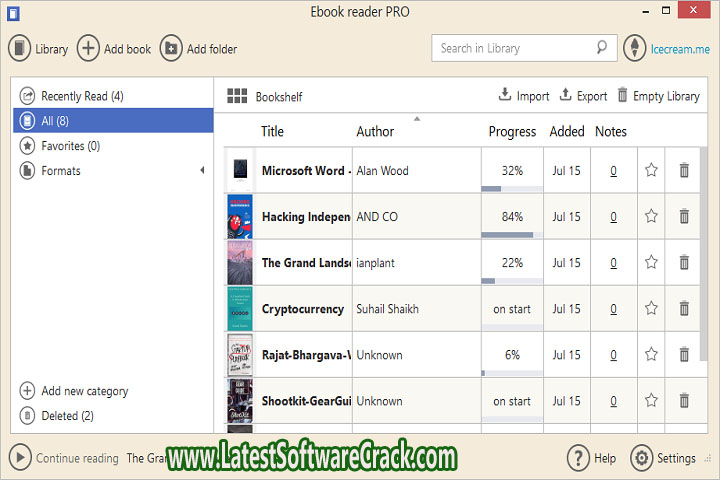 Icecream Ebook Reader Pro V6.21 Free Download with Patch
