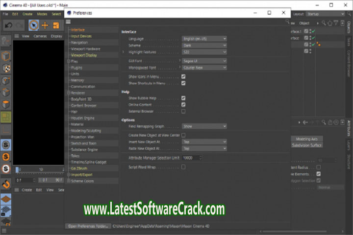 Maxon Cinema 4D 2023.1.4 Free Download with Crack