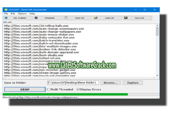 Vov Soft Batch URL Downloader 4.1.0 Free Download with Crack Vov Soft Batch URL Downloader 4.1.0 Free Download with Crack