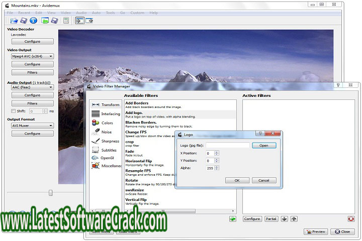 avide mux 2.6.6 win 32 Free Download with Patch