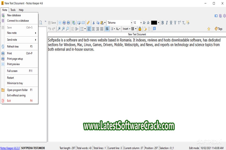 My Notes Keeper v 3.8 Free Download with Crack