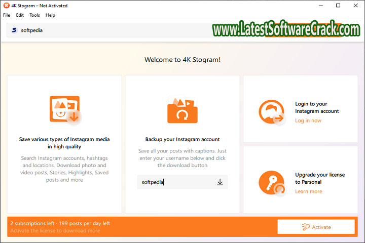 4K Stogram Professional v 4.5.0.4430 Free Download with Patch 4K Stogram Professional v 4.5.0.4430 Free Download with Patch
