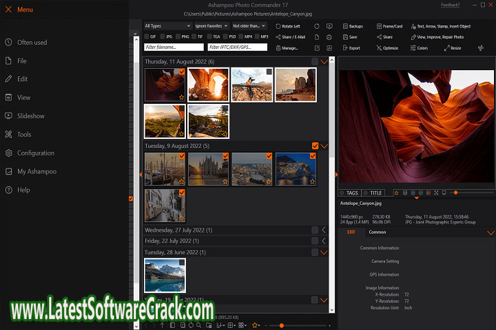 Ashampoo Photo Commander 17.0.2 Free Download with Crack