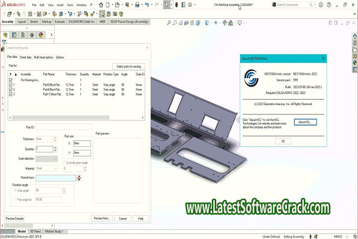 Geometric Nesting Works 2023 SP0 x 64 Free Download with Crack
