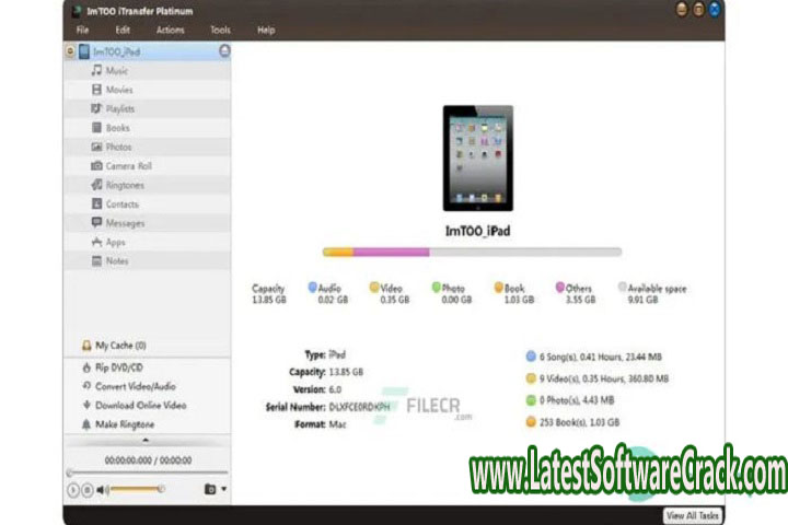 ImTOO iPod Computer Transfer 5.7.40 Free Download with Keygen