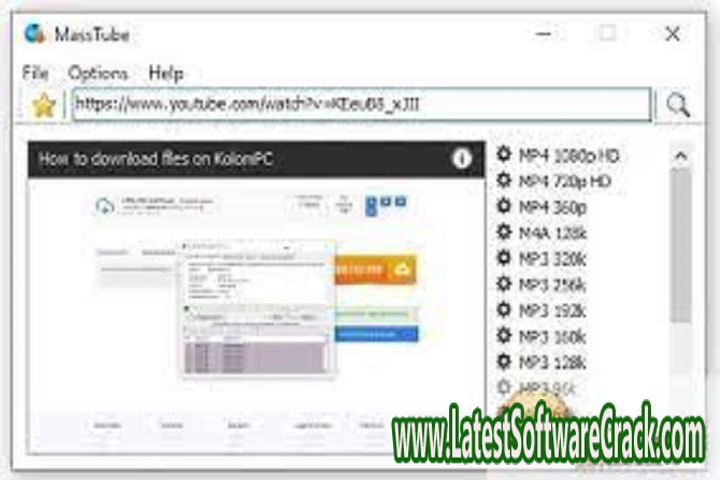 Mass Tube Plus 16.5.0.638 Free Download with Keygen