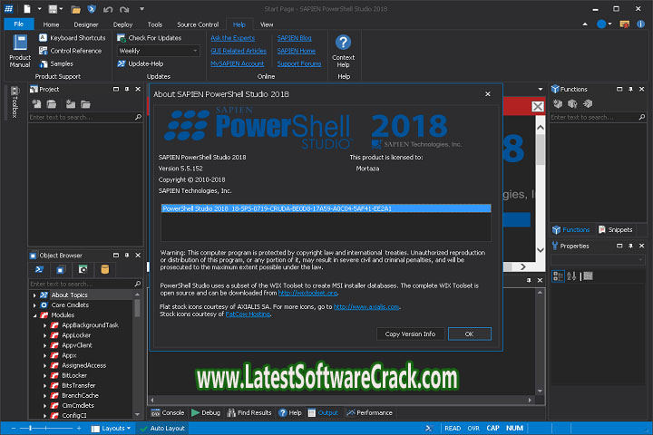 SAPIEN Power Shell Studio 2023 v 5.8.215 Free Download with Crack