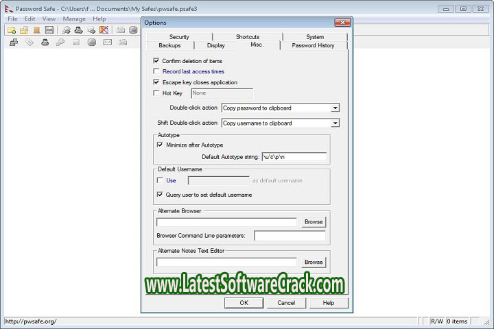 password safe 3.32 Free Download with Patch