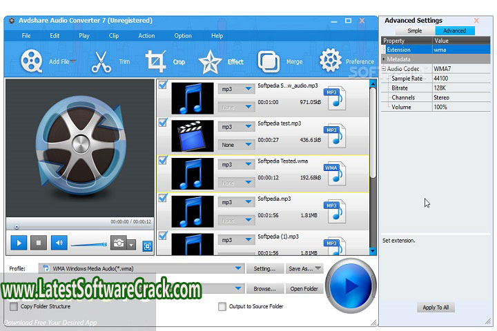 Avdshare Audio Converter 7.5.0.8427 Free Download with Keygen