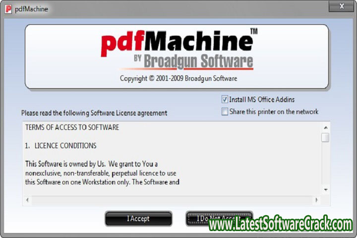 Broad gun PDF Machine 15.85 Free Download with Patch
