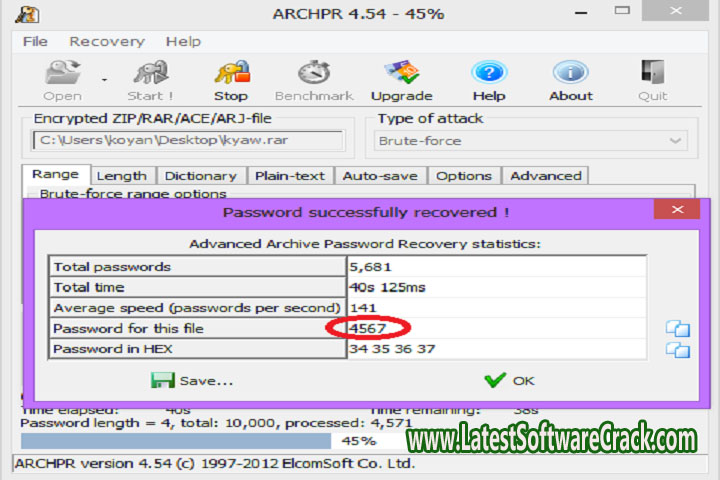 Elcom Soft Advanced Archive Password Recovery Enterprise 4.66.266 Free Download with Keygen