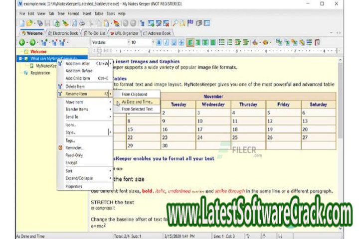 My Notes Keeper v 3.8 Free Download with Patch