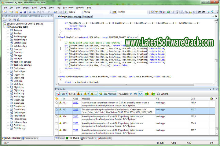 PVS Studio 7.23.69221.124 Free Download with Patch