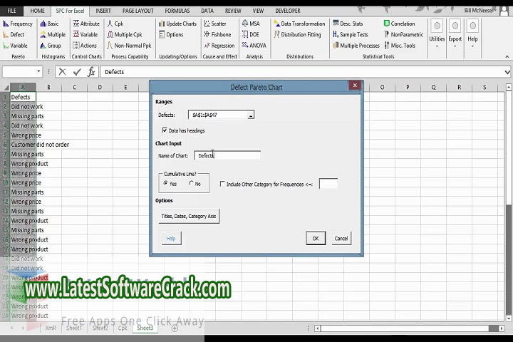 SPC for Excel 6.0.2 Free Download with Keygen