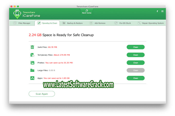 Tenor share I Care Fone 8.6.5.14 Free Download with Keygen