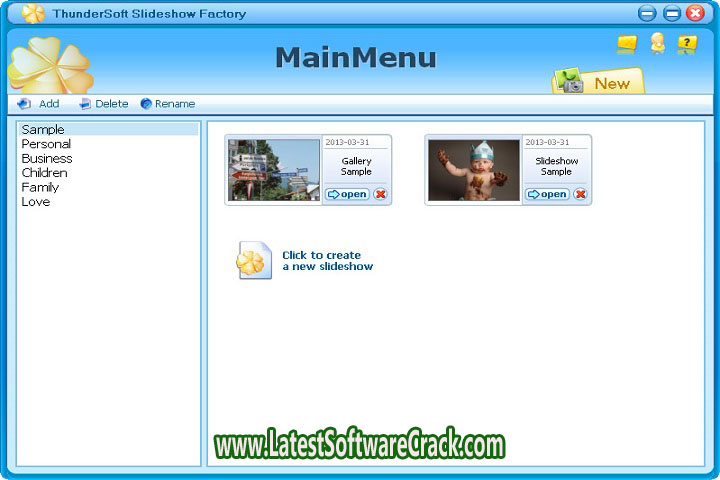 Thunder Soft Slideshow Factory 6.1.0 Free Download with Keygen