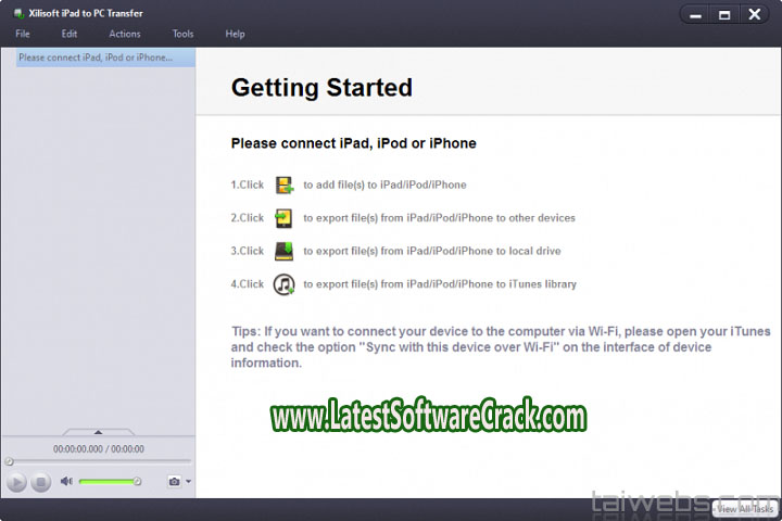 Xili soft iPad to PC Transfer 5.7.40 Build 20230214 Free Download with Keygen