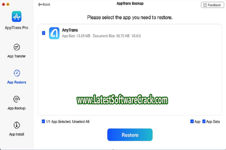 App Trans Pro 2.2.1 Free Download with Keygen
