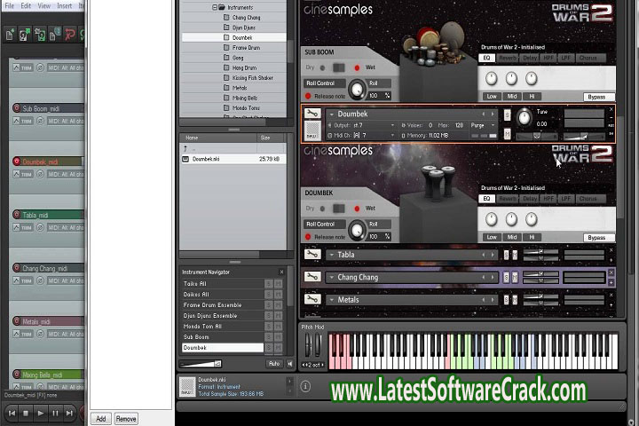 Cine Samples Drums Of War 2 Free Download with Crack