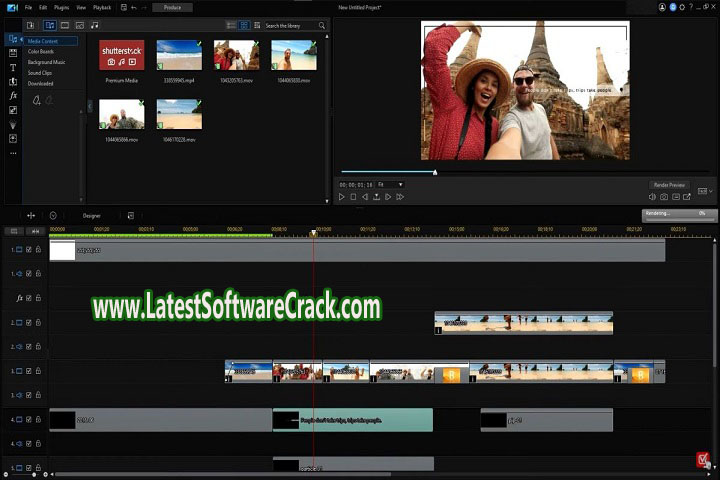 Cyber Link Power Director Ultimate 21.3.2708.0 Free Download with Crack