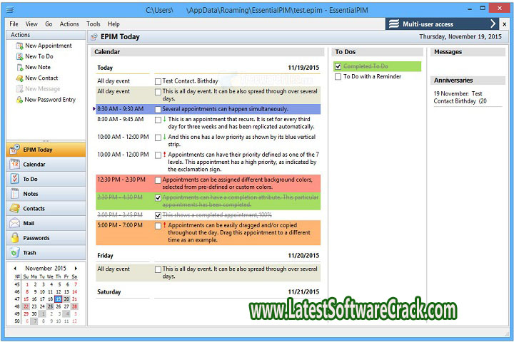 Essential PIM Pro Business 11.2.5 Free Download with Patch