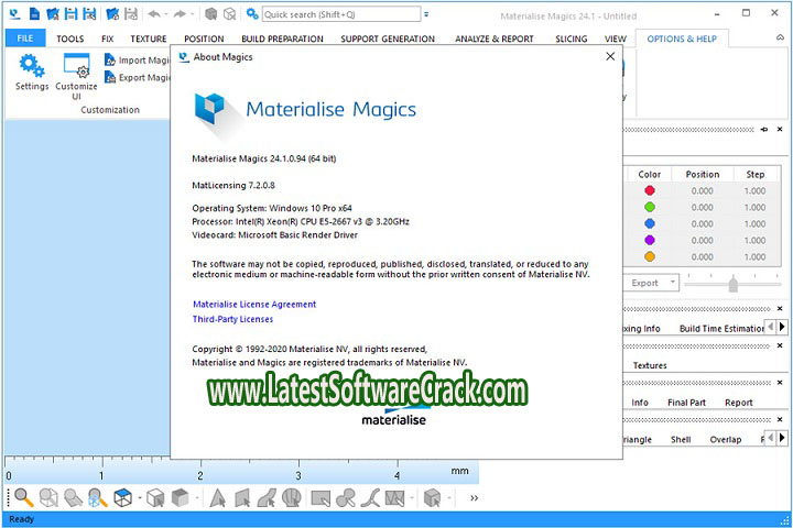 Materialise Magics 24.1 Free Download with Keygen