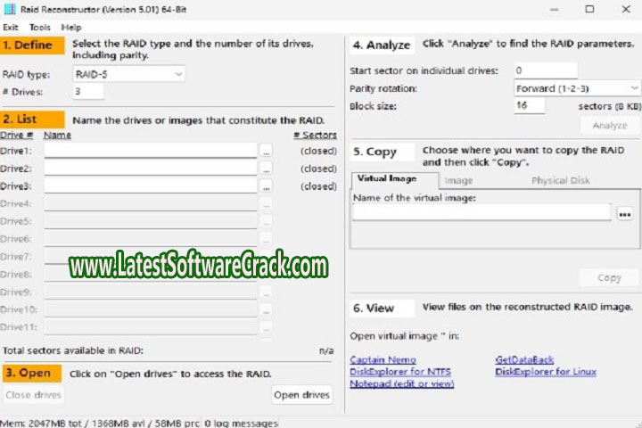 Runtime RAID Recons tructor 5.01 Free Download with Keygen