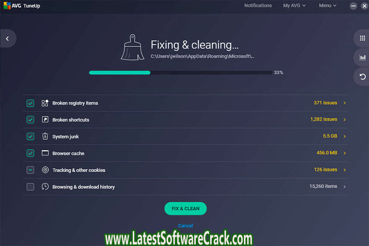 AVG Clear 2023 Adobe Acrobat 1.9.0 PC Software