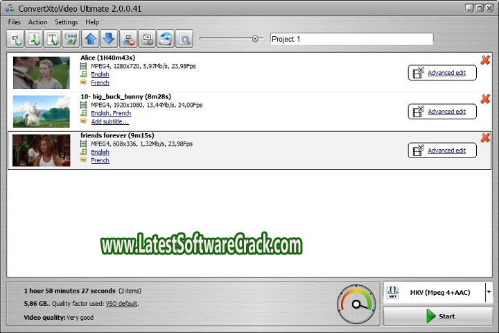 Convert X to Video Ultimate 2 PC Software