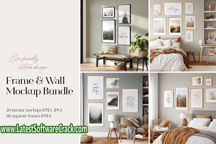Creative Market Wall and Frames Mock _up Bundle Vol 4 1702197 PC Software