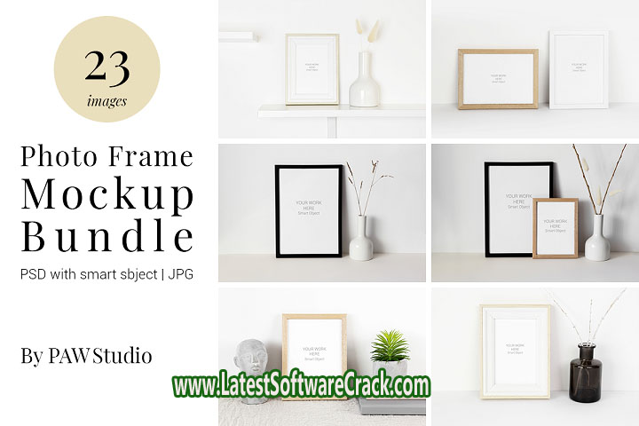 Creative Market Wall and Frames Mock _up Bundle Vol 4 1702197 PC Software