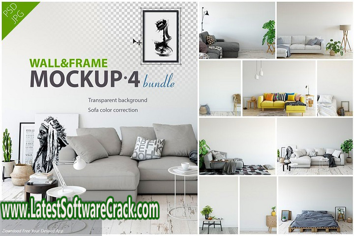 Creative Market Pillows in Kids Room Mock _ups Set 6272135 PC Software