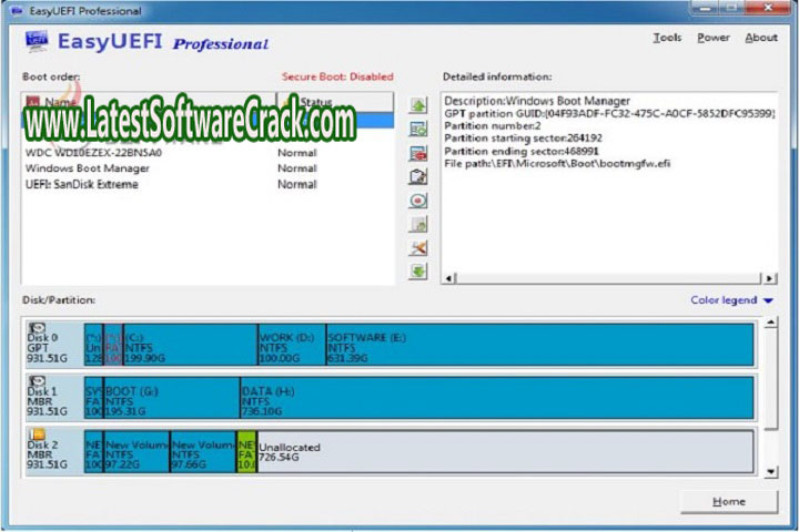 EFI Boot Editor V 1.2.2 PC Software