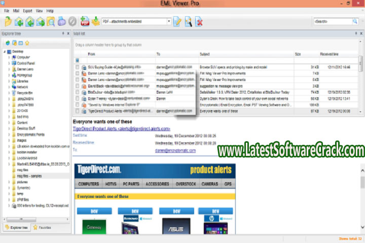 EML Viewer Pro 5.0 PC Software