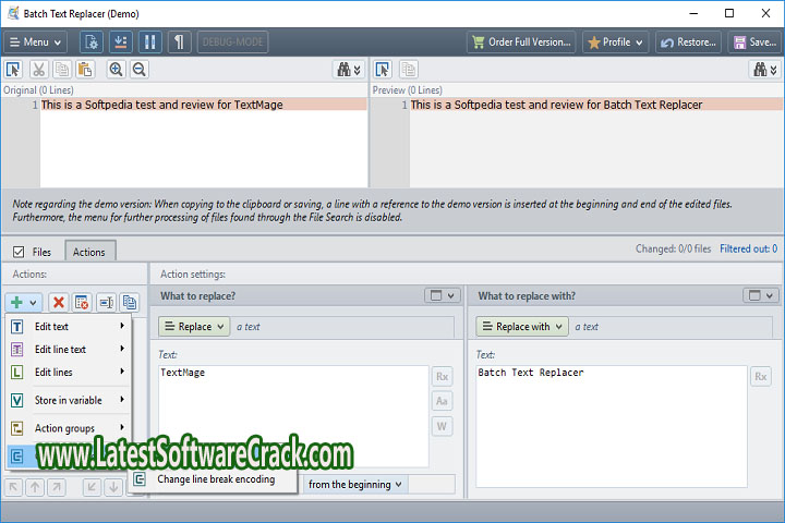 Gill Meister Batch Text Replacer V 2.14.1 Free Download