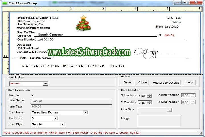 ez Check Personal 5.0 PC Software