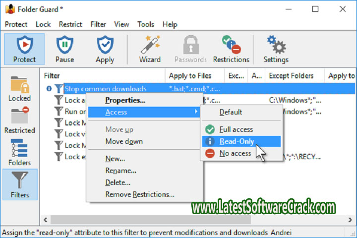 Folder Guard 23.5 PC Download