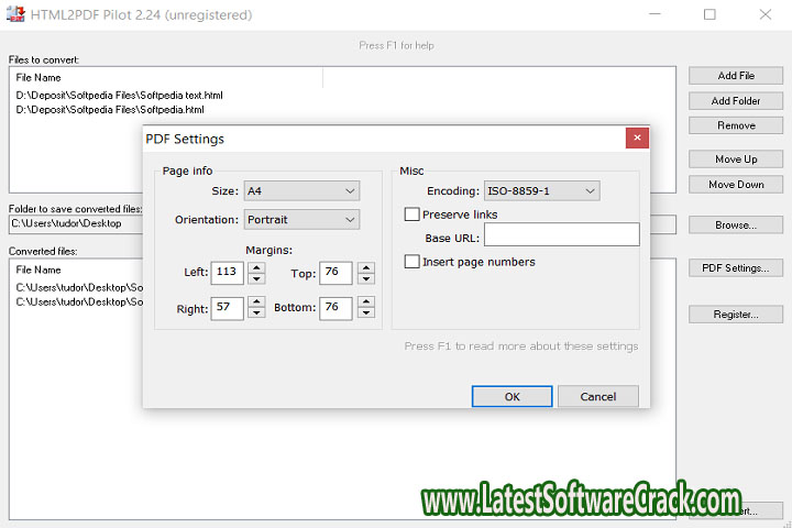 HTML2PDF Pilot 2023 PC Software