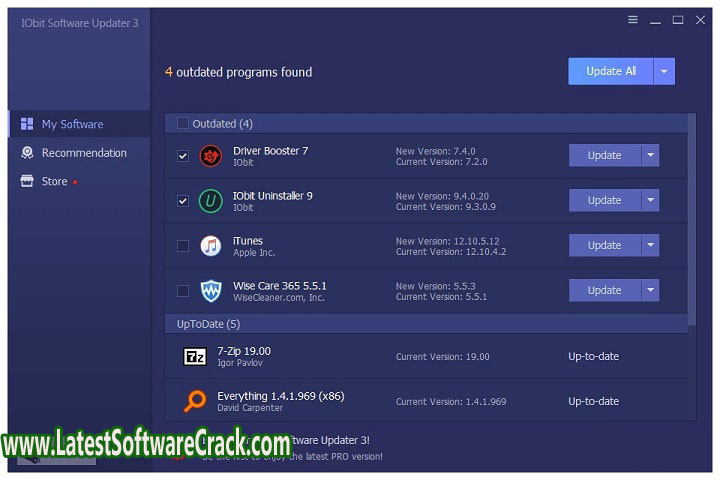 IObit Software Updater Pro 5.4.0.36 PC Software