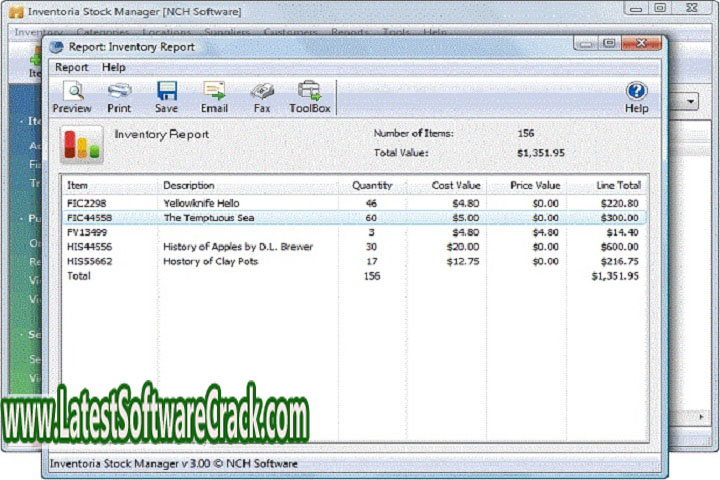Inventoria 11.06 PC Software