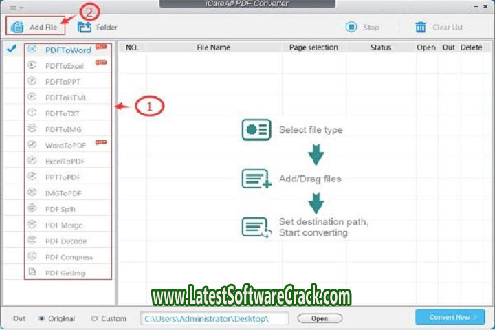 iCare All PDF Converter 2.5 PC Software