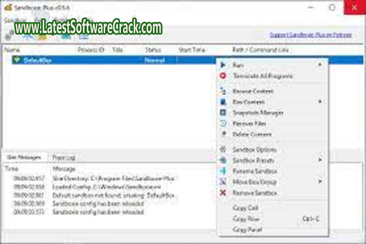 Sandboxie Plus x 64 V 1.9.3 PC Software