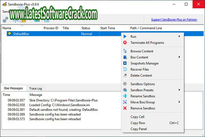 Sandboxie Plus x 64 V 1.9.3 PC Software