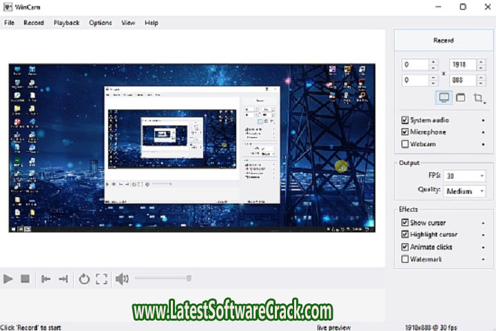 Win Cam 3.4 x 64 Port PC Software